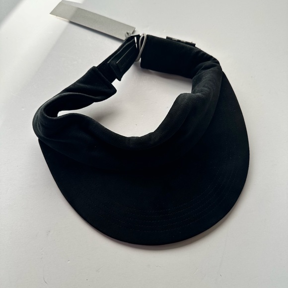 Fear of God Visor Hat Black Lamb Skin Leather - Picture 2 of 10